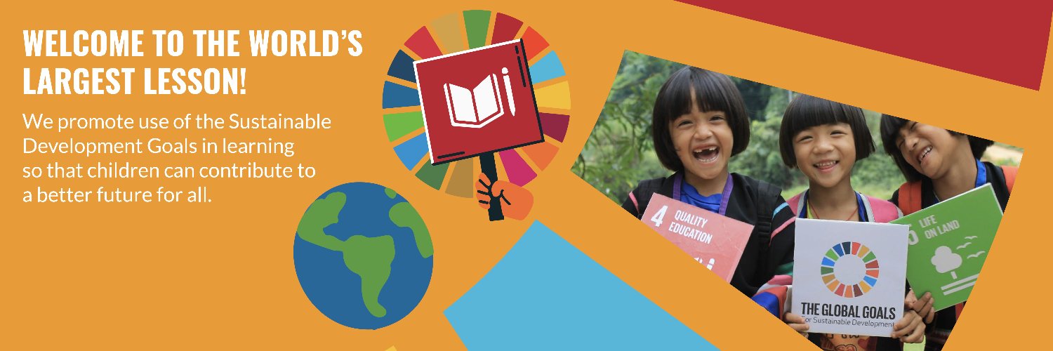 World's Largest Lesson banner