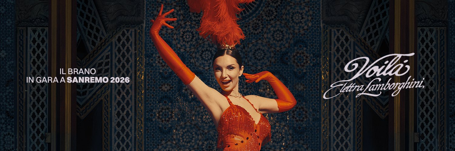 Elettra Lamborghini banner