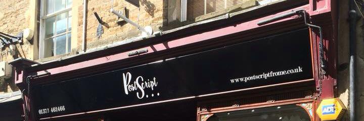 Postscript Frome banner