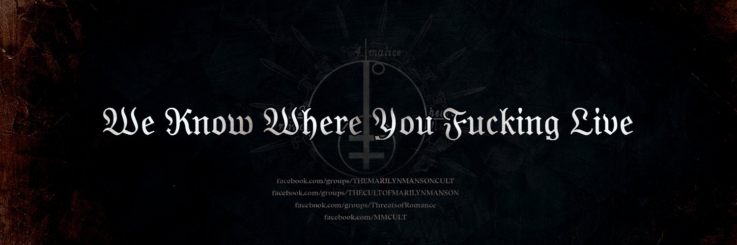 TheMarilynMansonCult banner