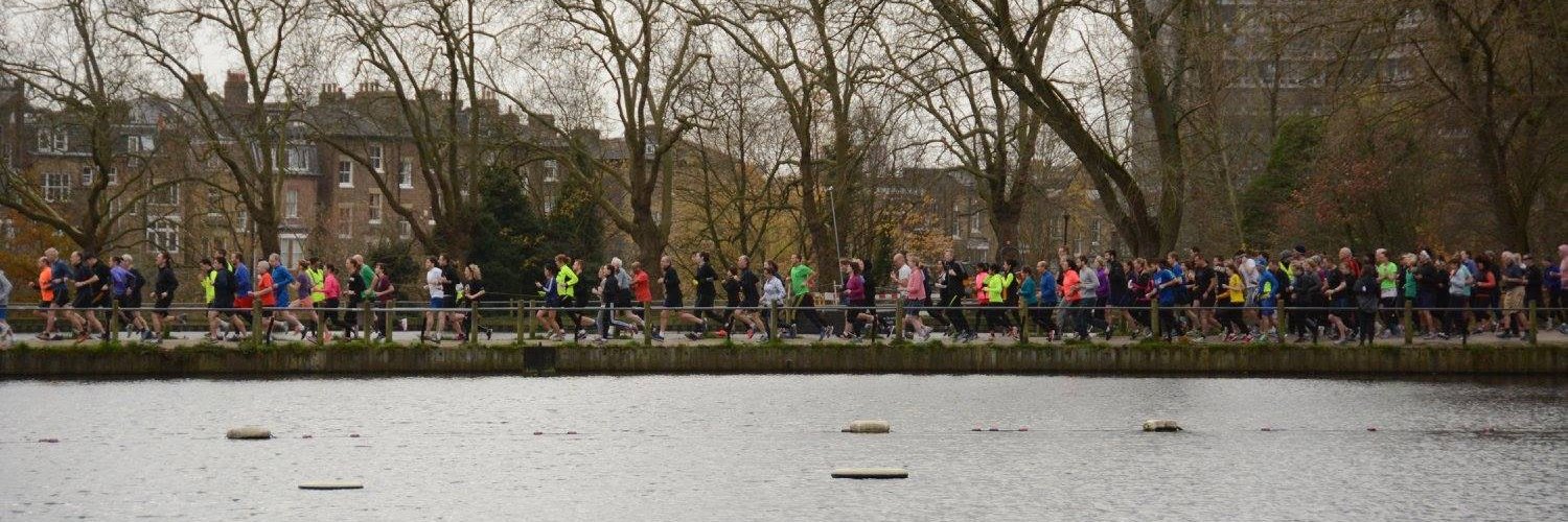 Hampstead H parkrun banner