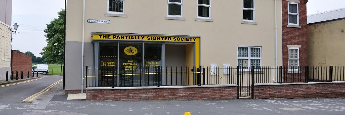 The Partially Sighted Society banner