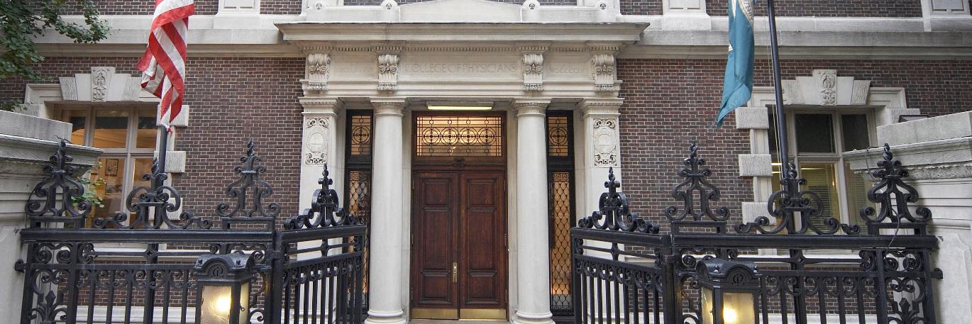 The College of Physicians of Philadelphia banner