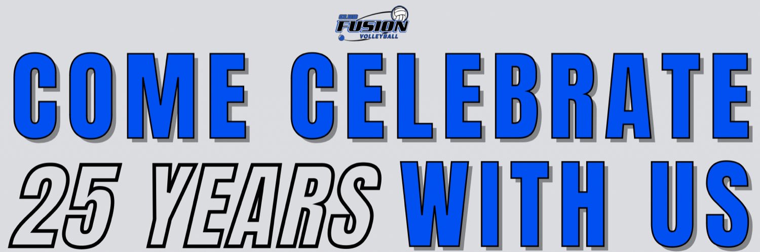 Club Fusion Volleyball banner