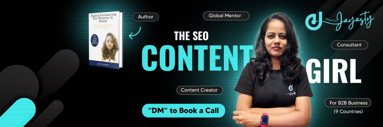 Digital Jayasty | Content and SEO Specialist banner