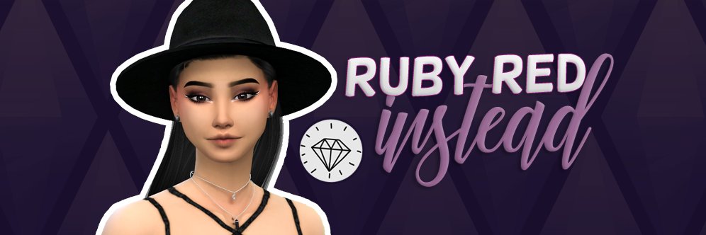 rubyredinstead's profile banner image