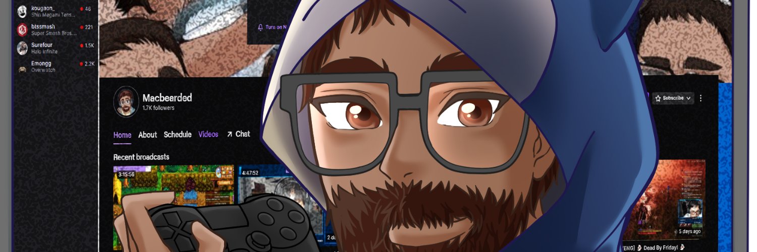 Macbearded - HALLO, WHATS BEEN DOING? banner