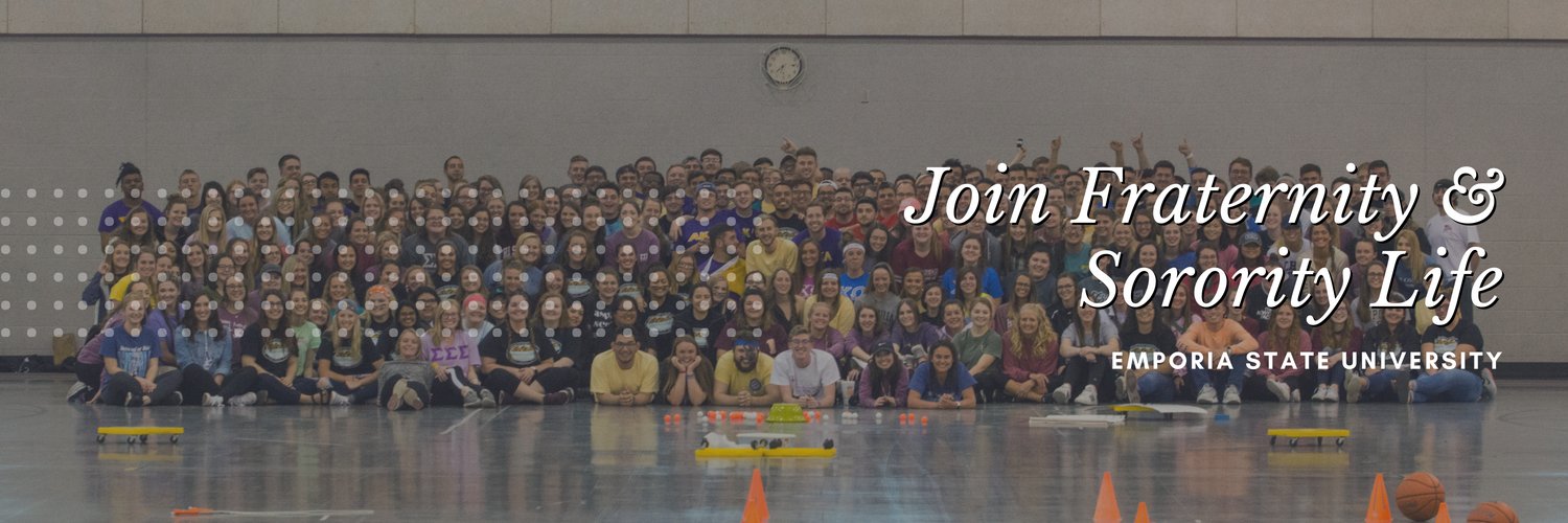 ESU Fraternity & Sorority Life banner