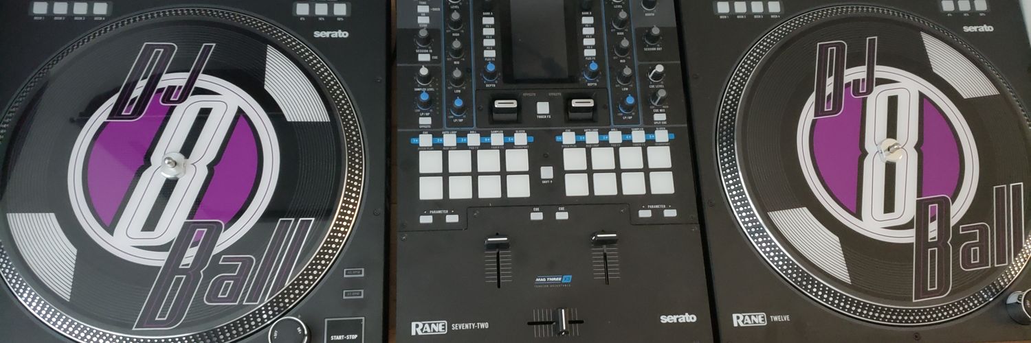 DJ 8-Ball banner