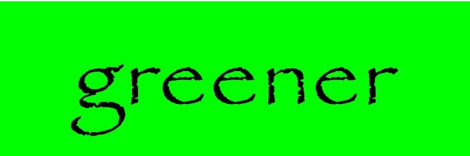 greener magazine banner