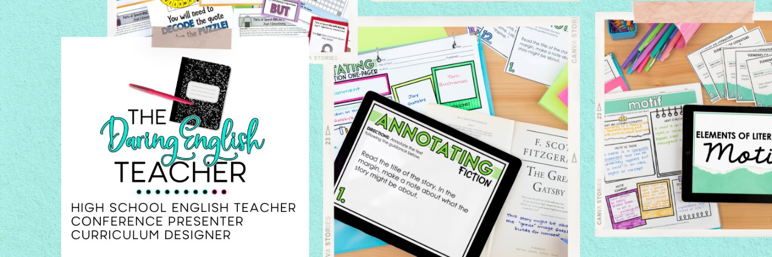 The Daring English Teacher banner