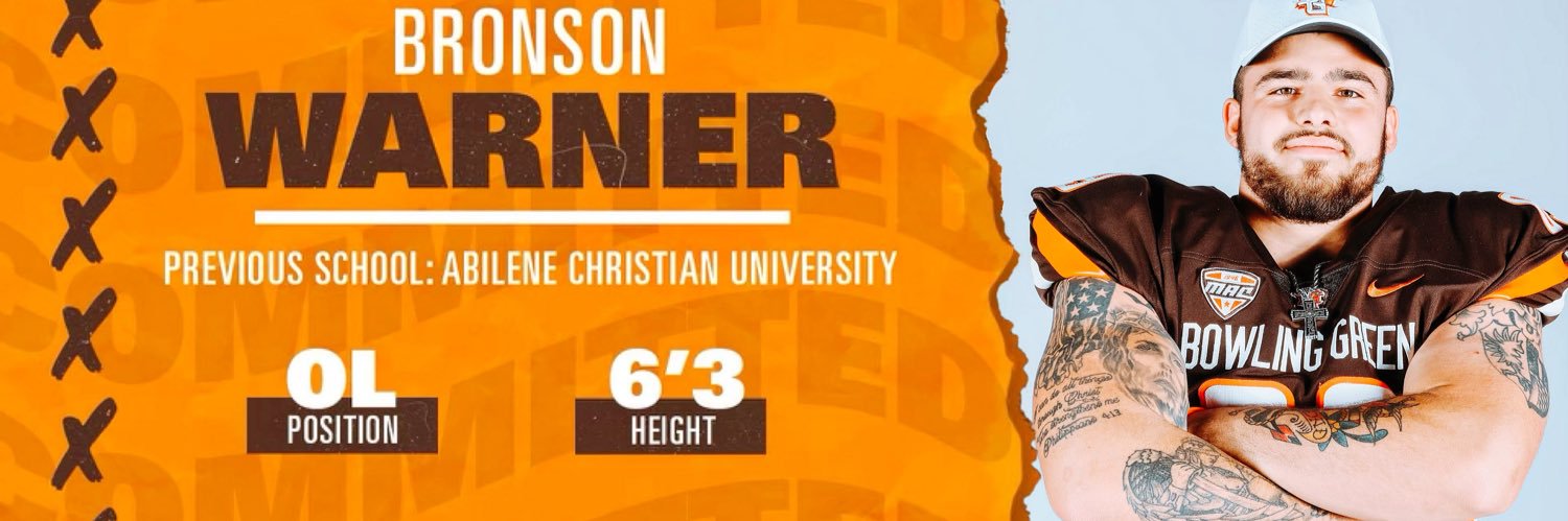 Bronson Warner banner