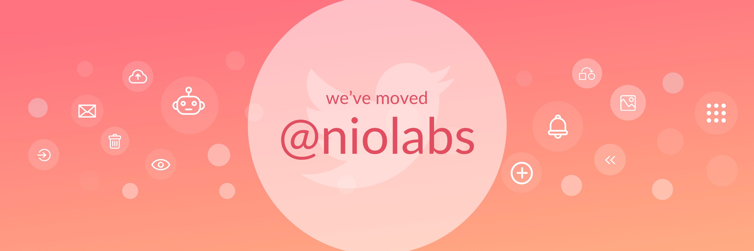 Find us @niolabs banner