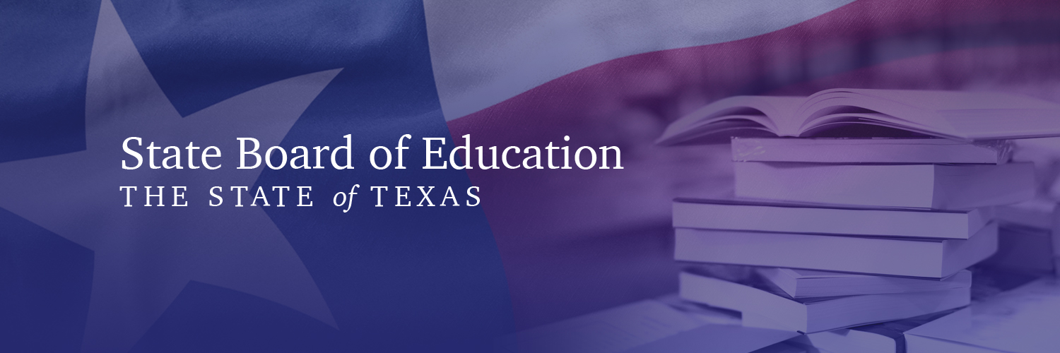 Texas SBOE's banner