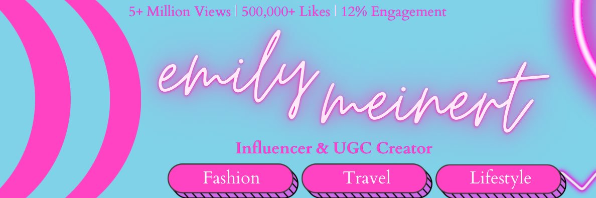 Emily M. | UGC Creator | Content Creator banner