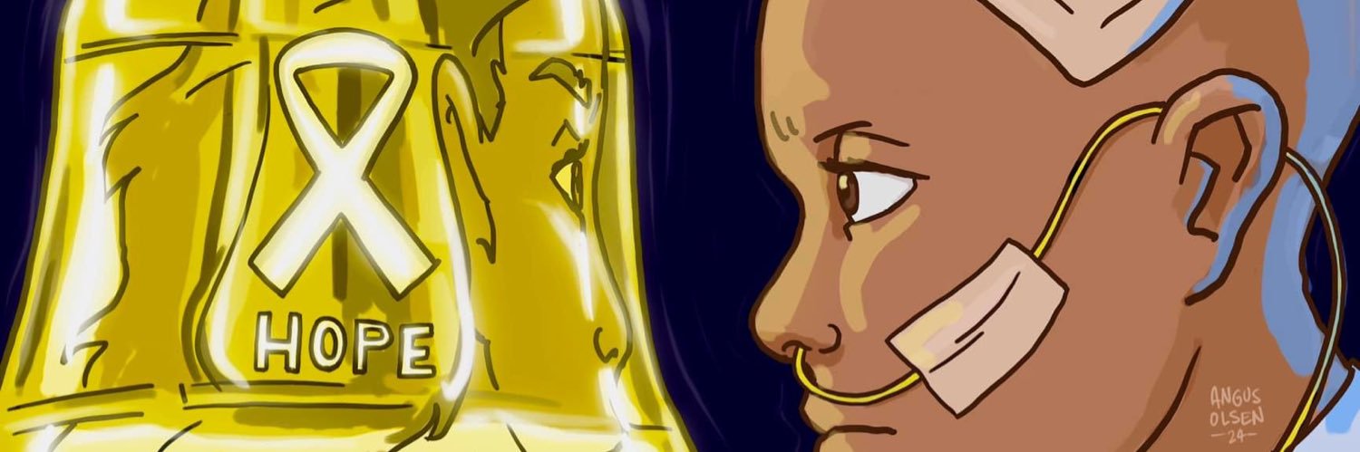 EndOfTreatmentBells 🔔💙 banner