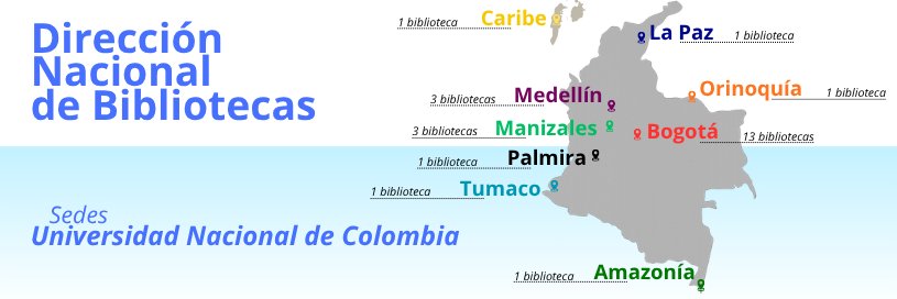 Sinab Bibliotecas UNAL banner