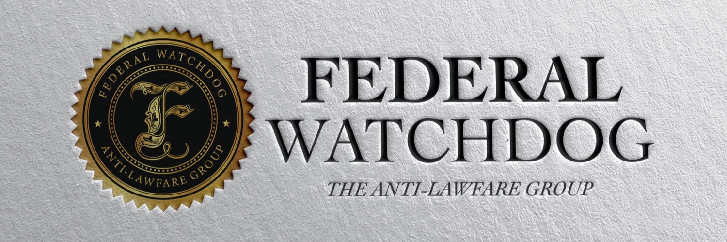 Federal Watchdog: Anti-Lawfare Group banner
