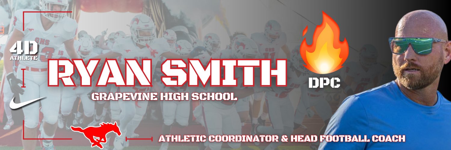 Coach Ryan Smith's banner