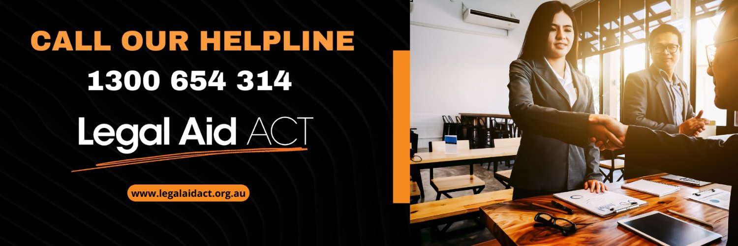 Legal Aid ACT banner