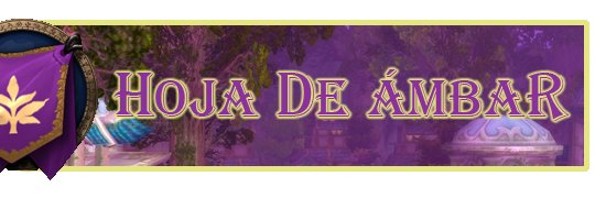 Hoja de Ámbar banner