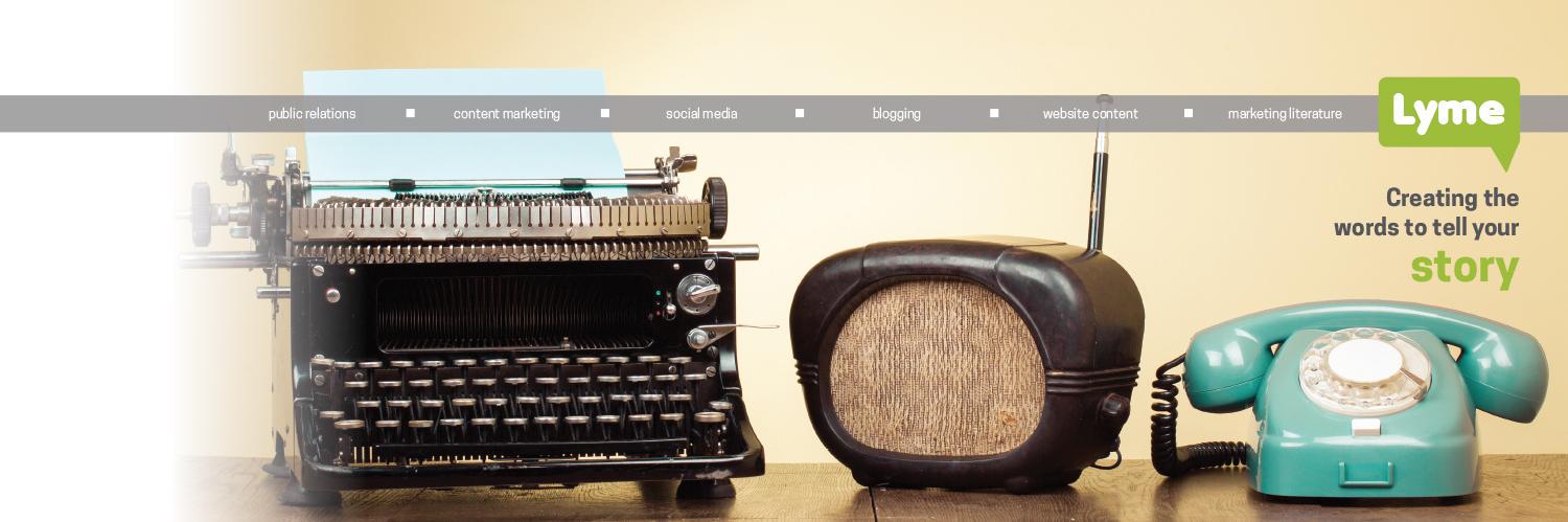 Lyme Communications banner