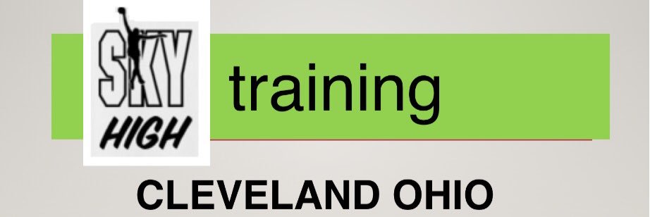 Sky High Training banner
