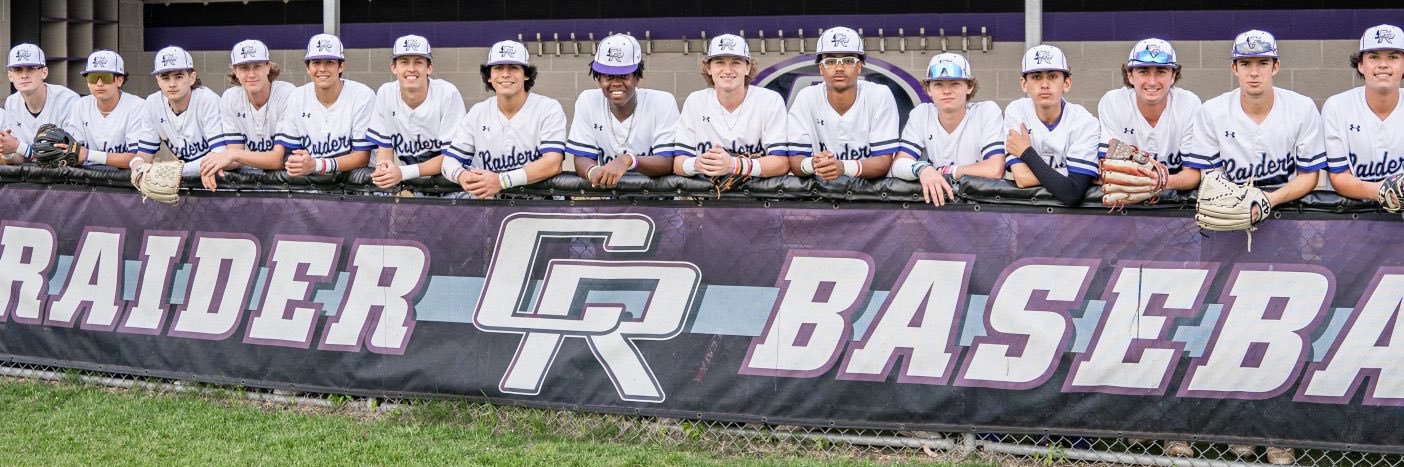 Cedar Ridge Baseball's banner