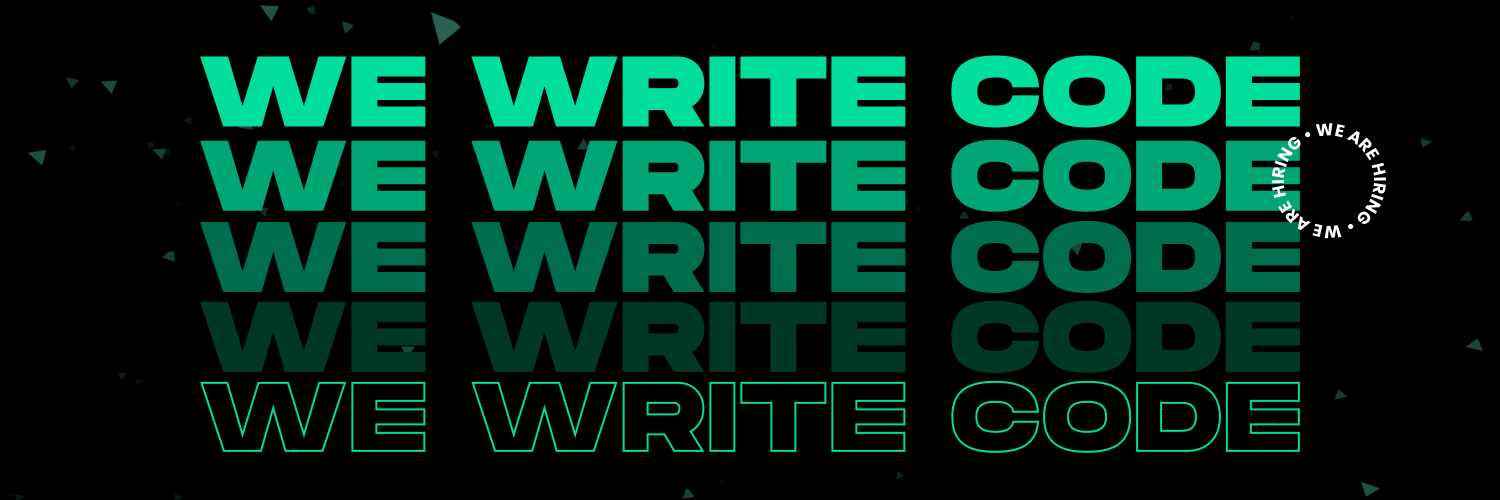 We Write Code banner