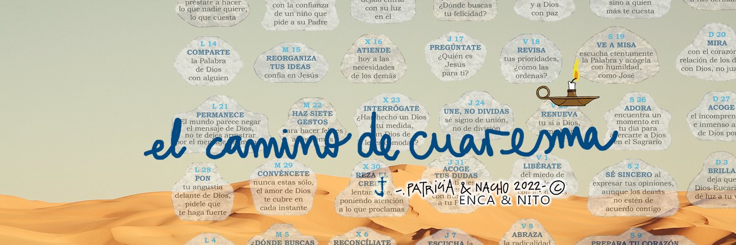 Camino de Adviento y Cuaresma banner