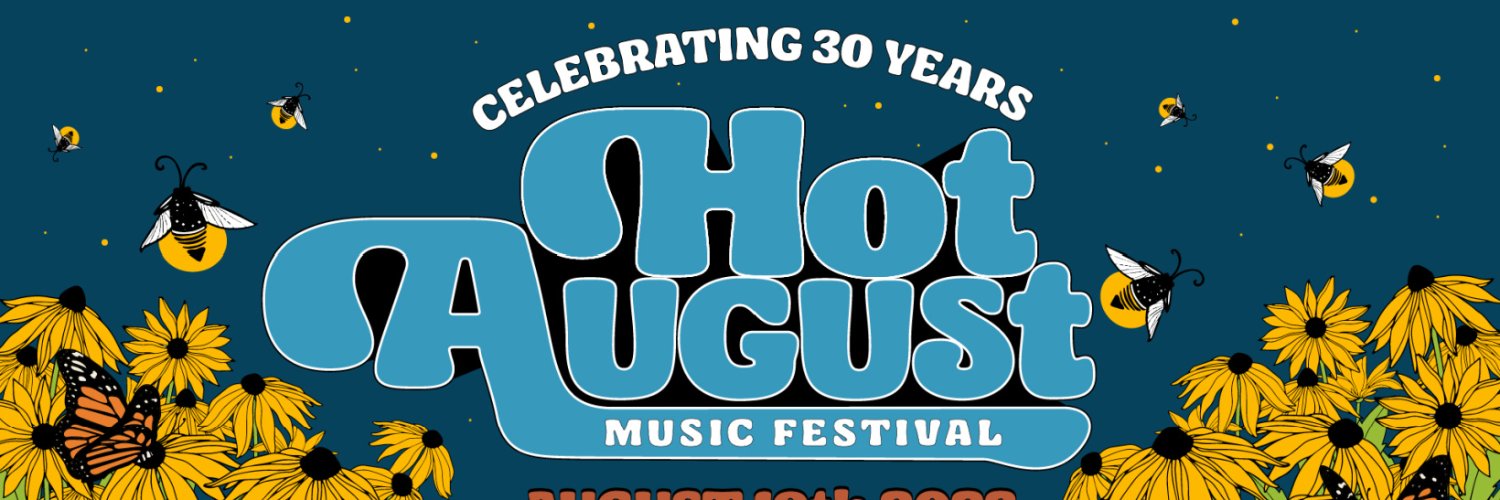 Hot August Music Festival banner