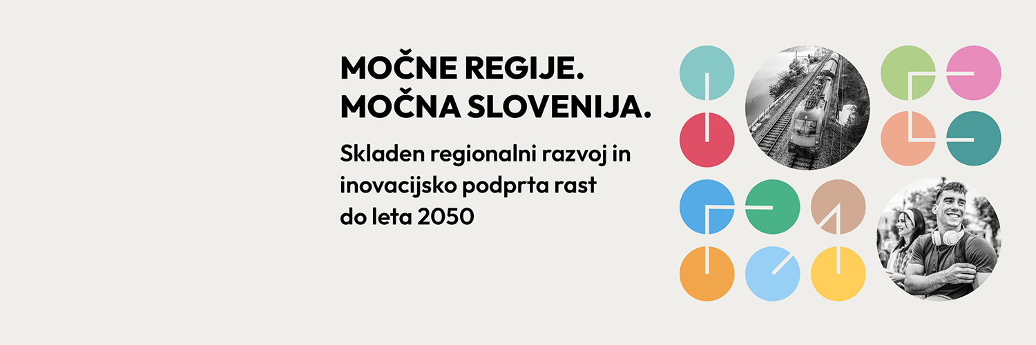 Ministrstvo za kohezijo in regionalni razvoj banner