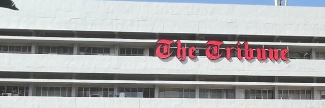 The Tribune's banner