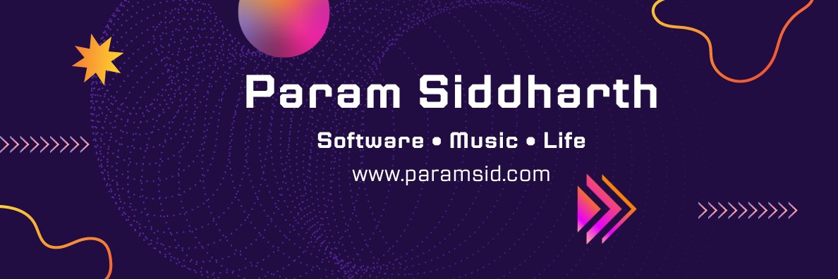 Param Siddharth Manu (𑂣𑂩𑂧) banner