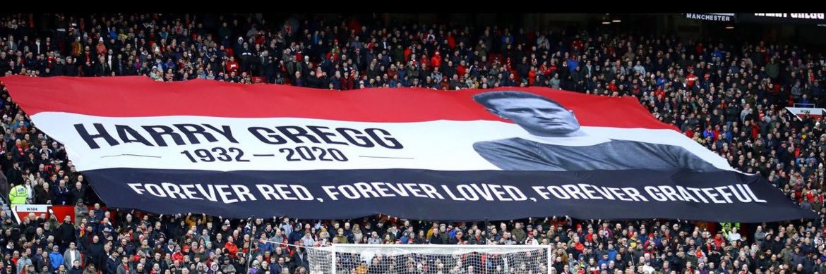 Harry Gregg Foundation's banner