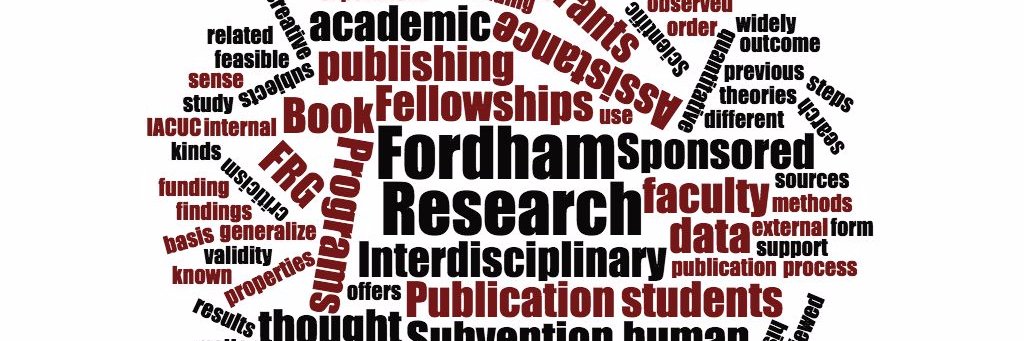 Fordham Office of Research banner