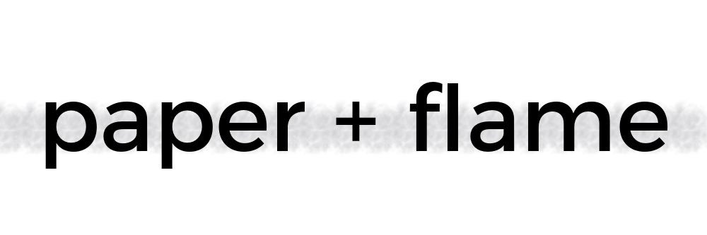 paperandflame's profile banner image