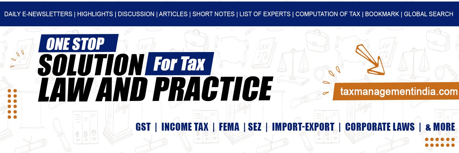 Tax Management India banner