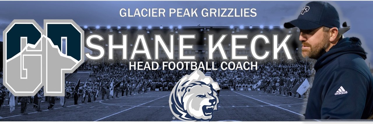 Coach Shane Keck's banner