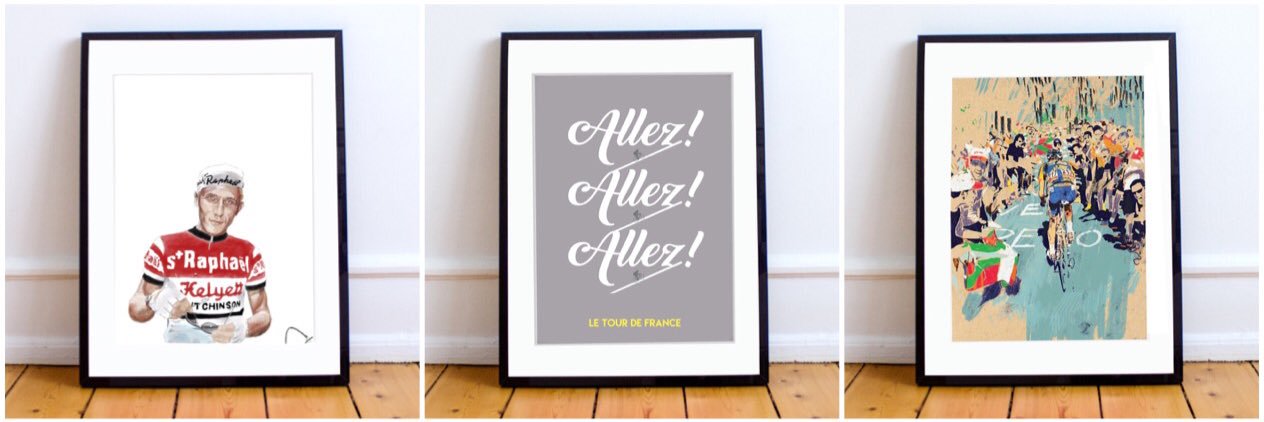 Pedalare cycling art banner