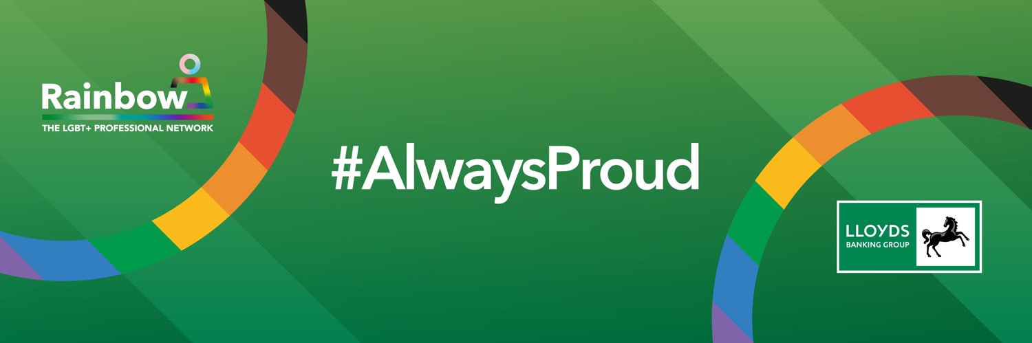 Lloyds Banking Group Rainbow banner