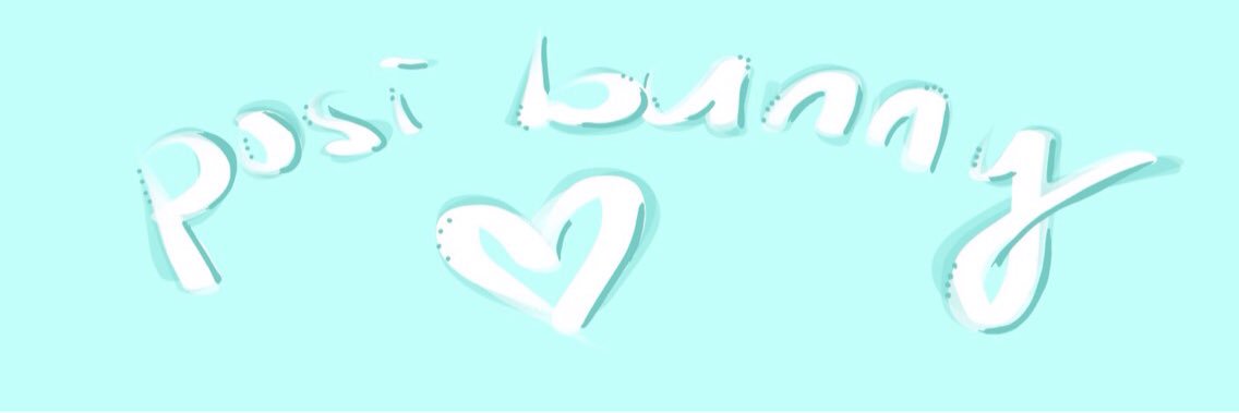 positive bunny banner