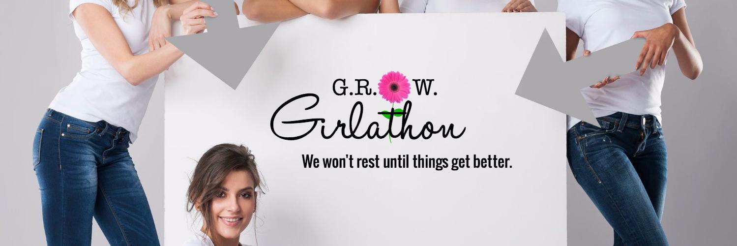 GROW Girlathon banner