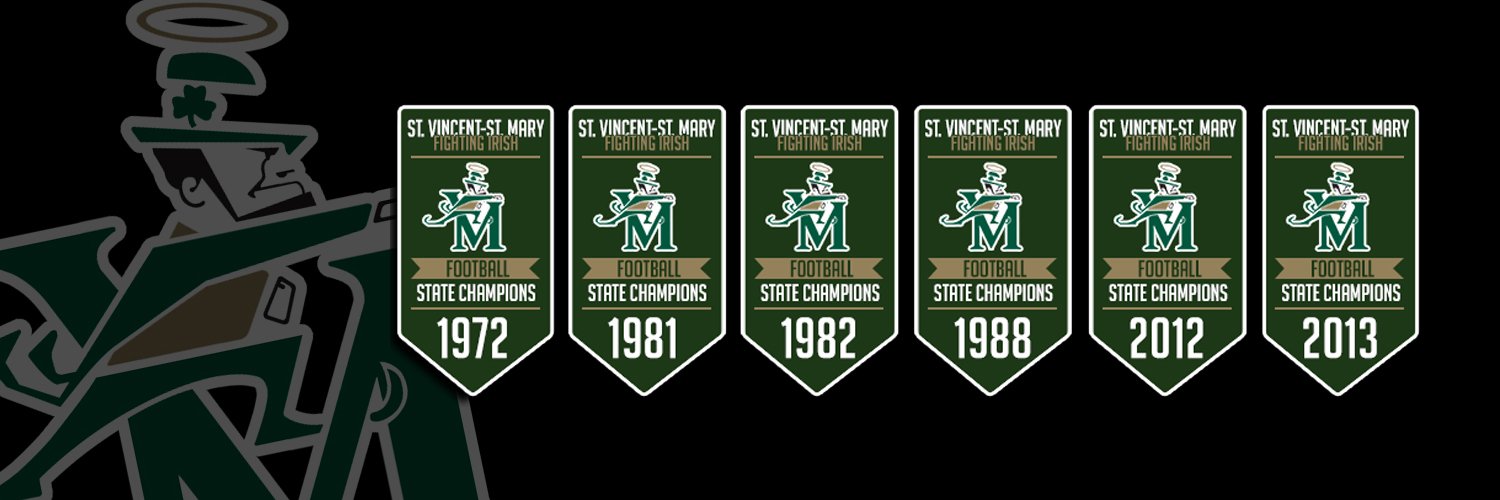 St. Vincent-St. Mary Football banner