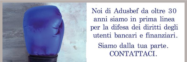 Adusbef Profile Banner