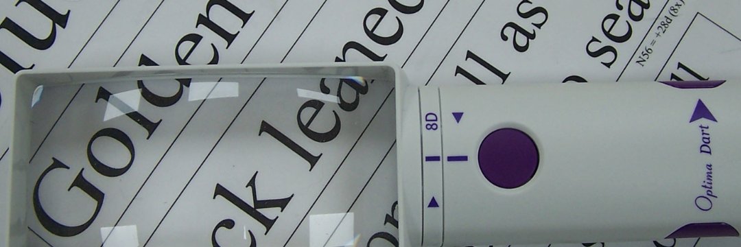 Optima Low Vision banner