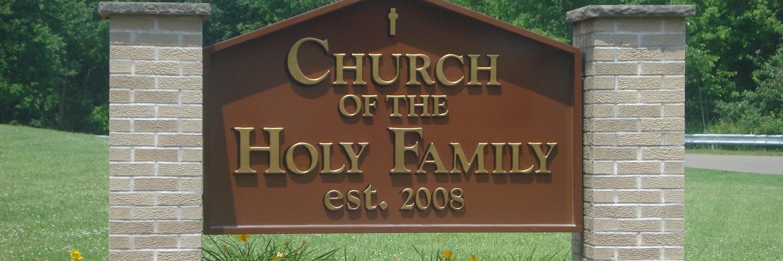 Holy Family Endwell banner