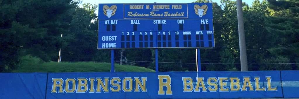 Robinson Baseball banner