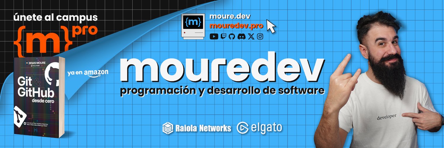 Brais Moure's banner