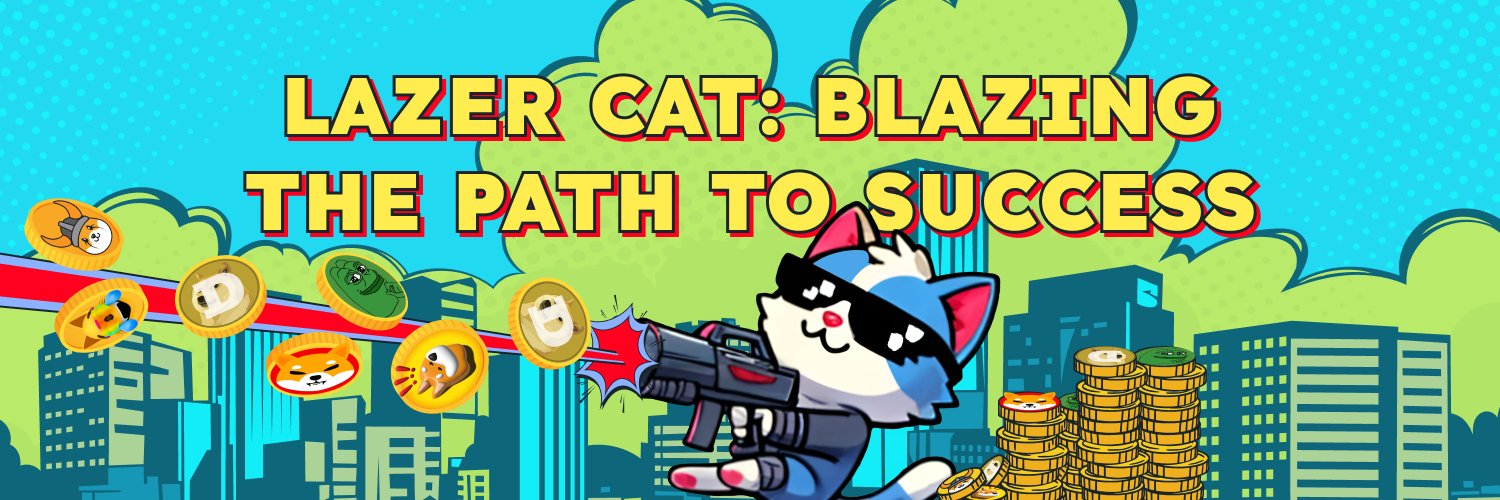 Lazer Cat banner